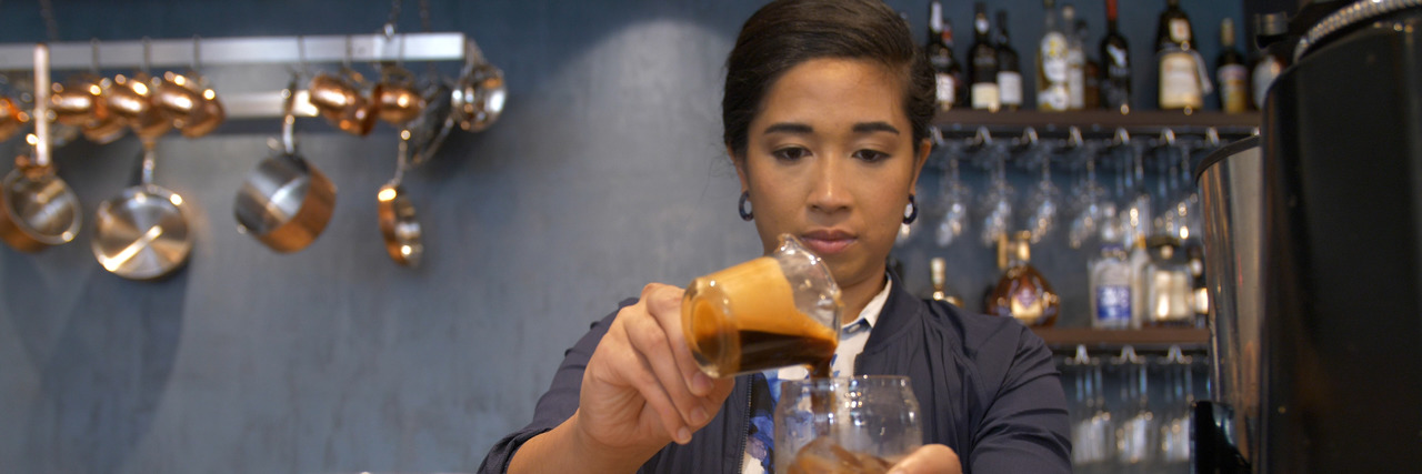 Chef Pouring Coffee