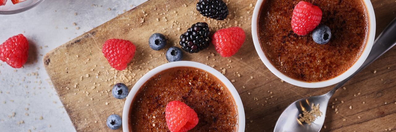 Mocha creme brulee