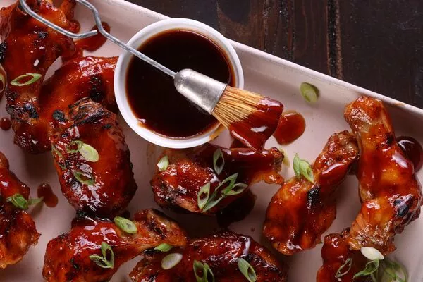 Brown Sugar and Bourbon Glazed Wings