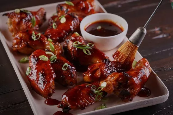 Brown Sugar and Bourbon Glazed Wings