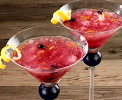 Lemon Blueberry Happy Hour Snow Cone