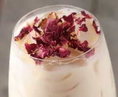 Chilled Rose Chai Latte