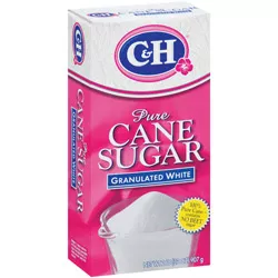 C&H® Pure Cane Granulated Sugar - 2 lb. Carton