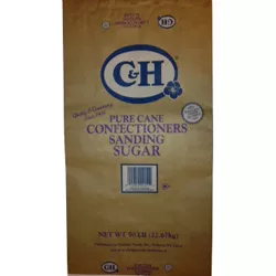C&H® Confectioner's Sanding Cordial Grade - 50 lb. Bag