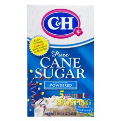 C&H® Pure Cane Powdered 10X - 1 lb. Carton
