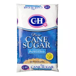 C&H® Pure Cane Powdered 10X - 2 lb. Poly