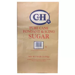 C&H® Fondant & Icing Pure Cane Sugar - 50 lb. Bag