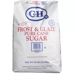 C&H® Frost & Glaze Pure Cane Sugar - 50 lb. Bag