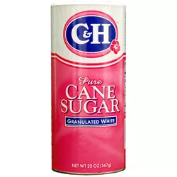C&H® Pure Cane Granulated Sugar - 20 Oz. Canister
