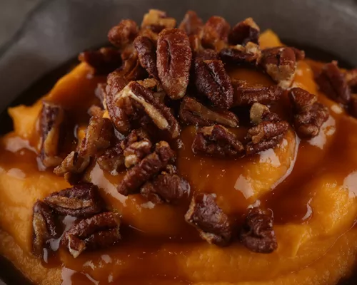 Sweet Potato Puree with Brown Sugar Glaze