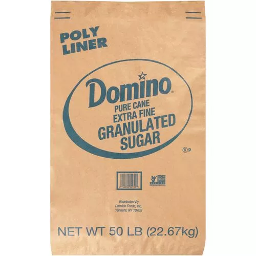 Domino® Pure Cane Extra Fine Granulated Sugar - 50 lb. Bag