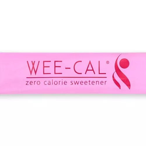 Wee-Cal® Saccharin Sweetener (Pink) Sticks - 1 Gram, 2000 Count