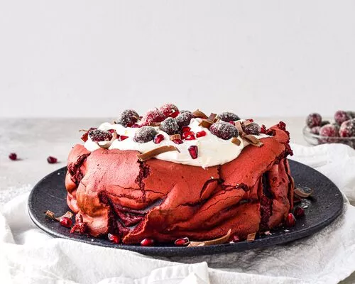 Flourless Red Velvet Cake