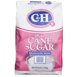 C&H® Pure Cane Granulated Sugar - 25 lb. Bag