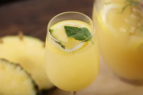 Pineapple Basil Lemonade